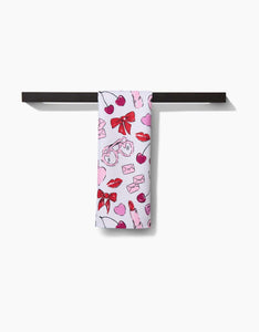 Geometry Towels Lip Smacking Good Tea Towel