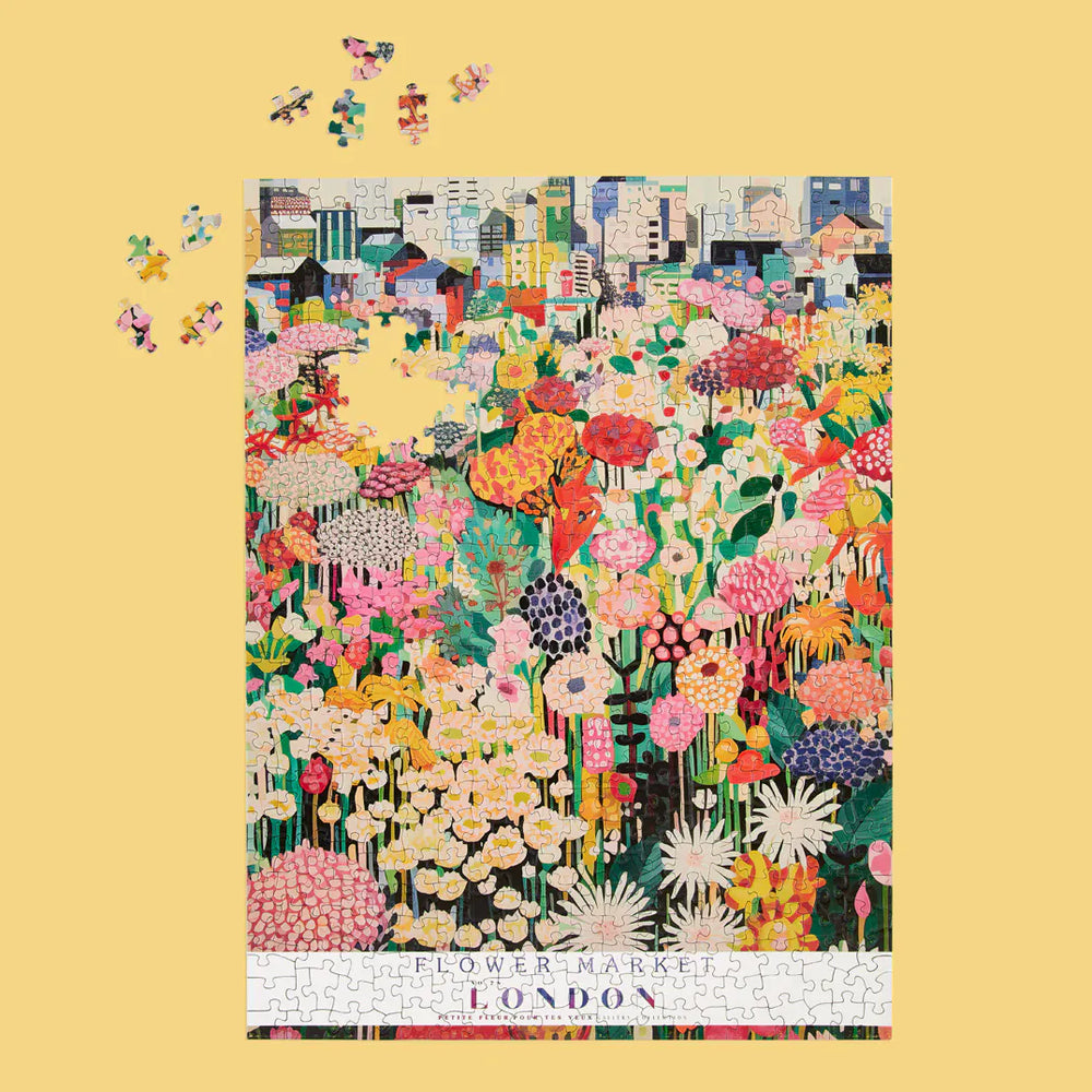 WerkShoppe Books Cards Games and Puzzles - Games and Puzzles London Flower Market 500 Piece Puzzle