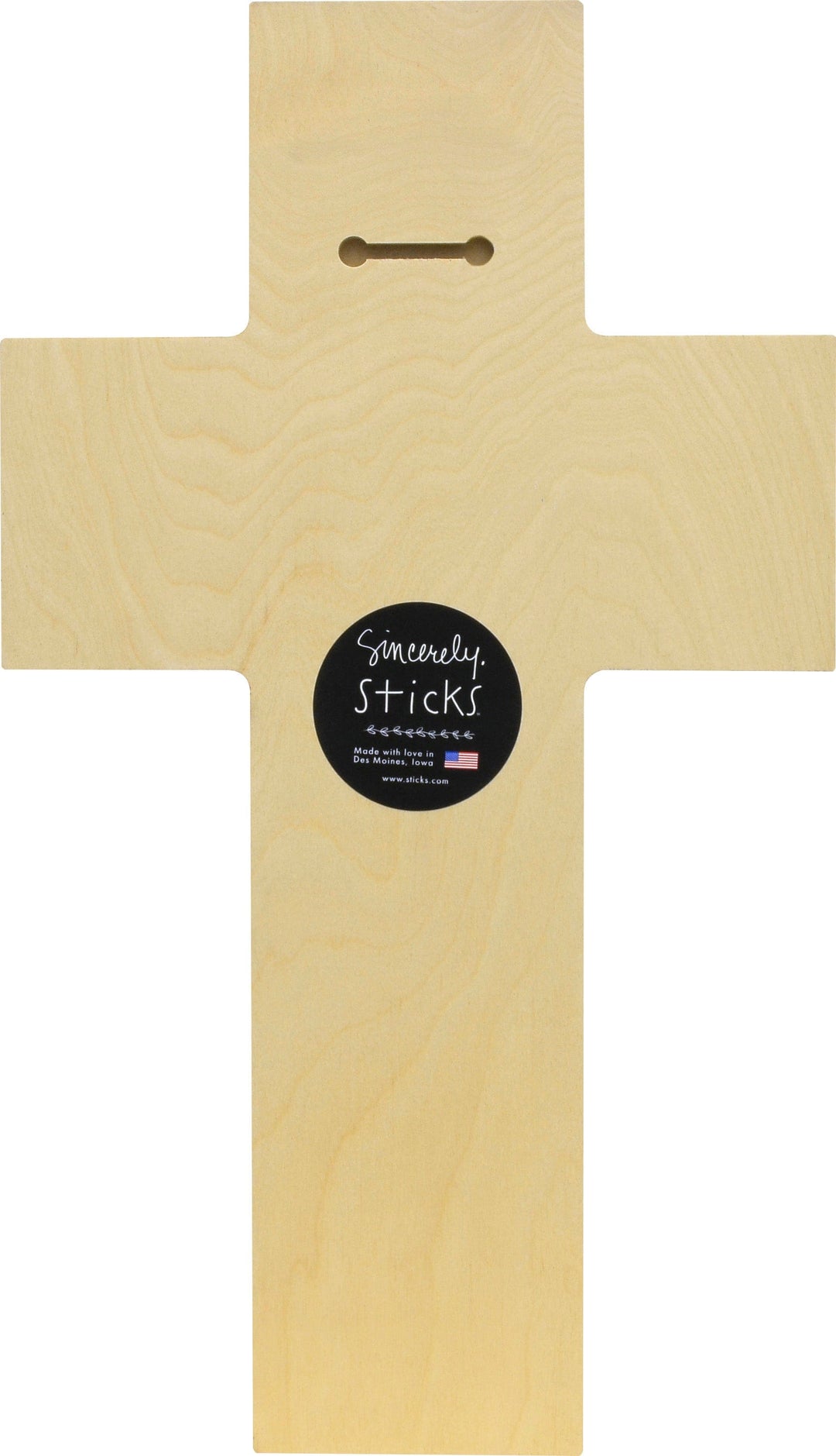 Sincerely Sticks Cross Plaques Love &amp; Faith Cross Plaque