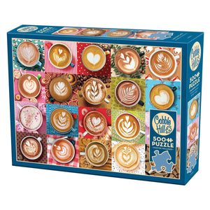 Cobble Hill Puzzles Puzzles/Games/Books Love You A Latte 500 Piece Jigsaw Puzzle