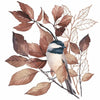 Paperproducts Design Home Decor - Linens Lovely Chickadee White Beverage Napkin