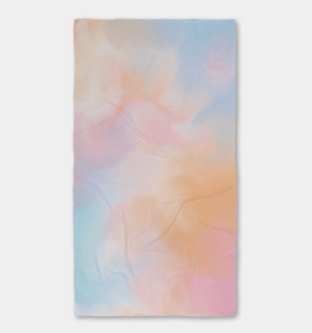 Geometry Luxe Bath Towel - Cotton Candy Skies