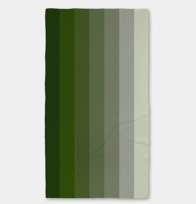 Geometry Luxe Bath Towel - Grassy Levels