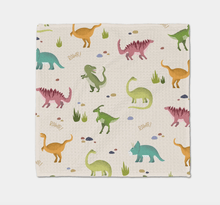 Load image into Gallery viewer, Geometry Luxe Wash Cloth Set - Dancing Dinos
