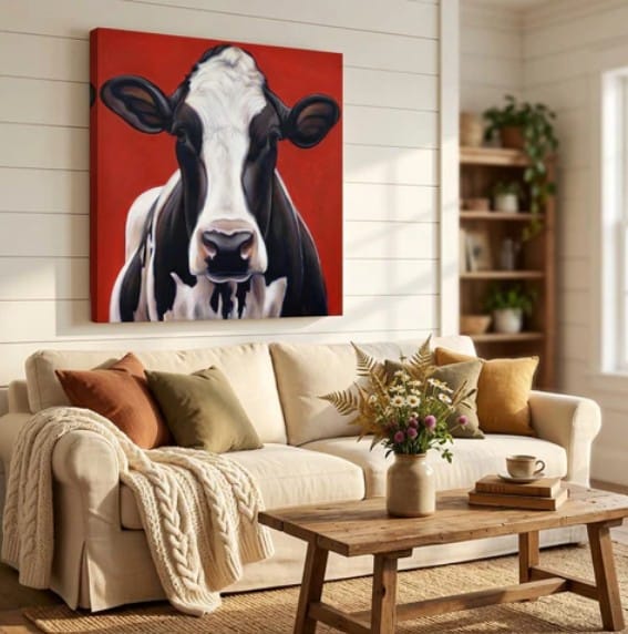 Steel Cow LLC Canvas Print Maddie – Canvas Wall Art Print