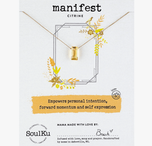 Load image into Gallery viewer, SoulKu Manifest - Citrine Necklace
