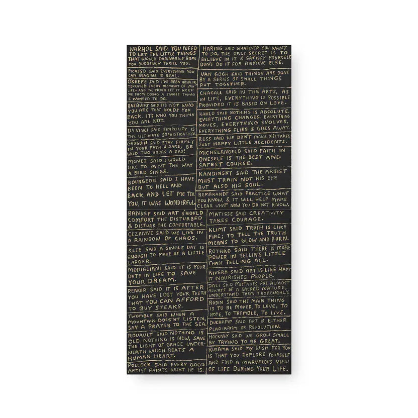 Sugarboo Designs Home Decor - Home Accent Black Masters - Art Tile Collection 12x24