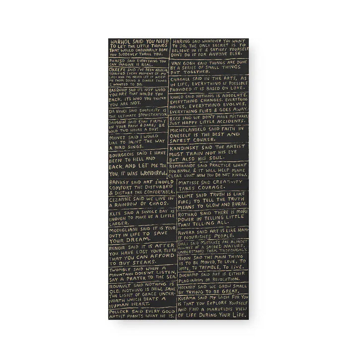 Sugarboo Designs Home Decor - Home Accent Black Masters - Art Tile Collection 12x24