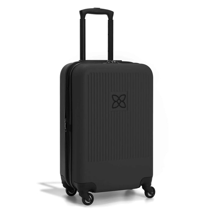 Sherpani Black Meridian Carry-On Suitcase Chromatic
