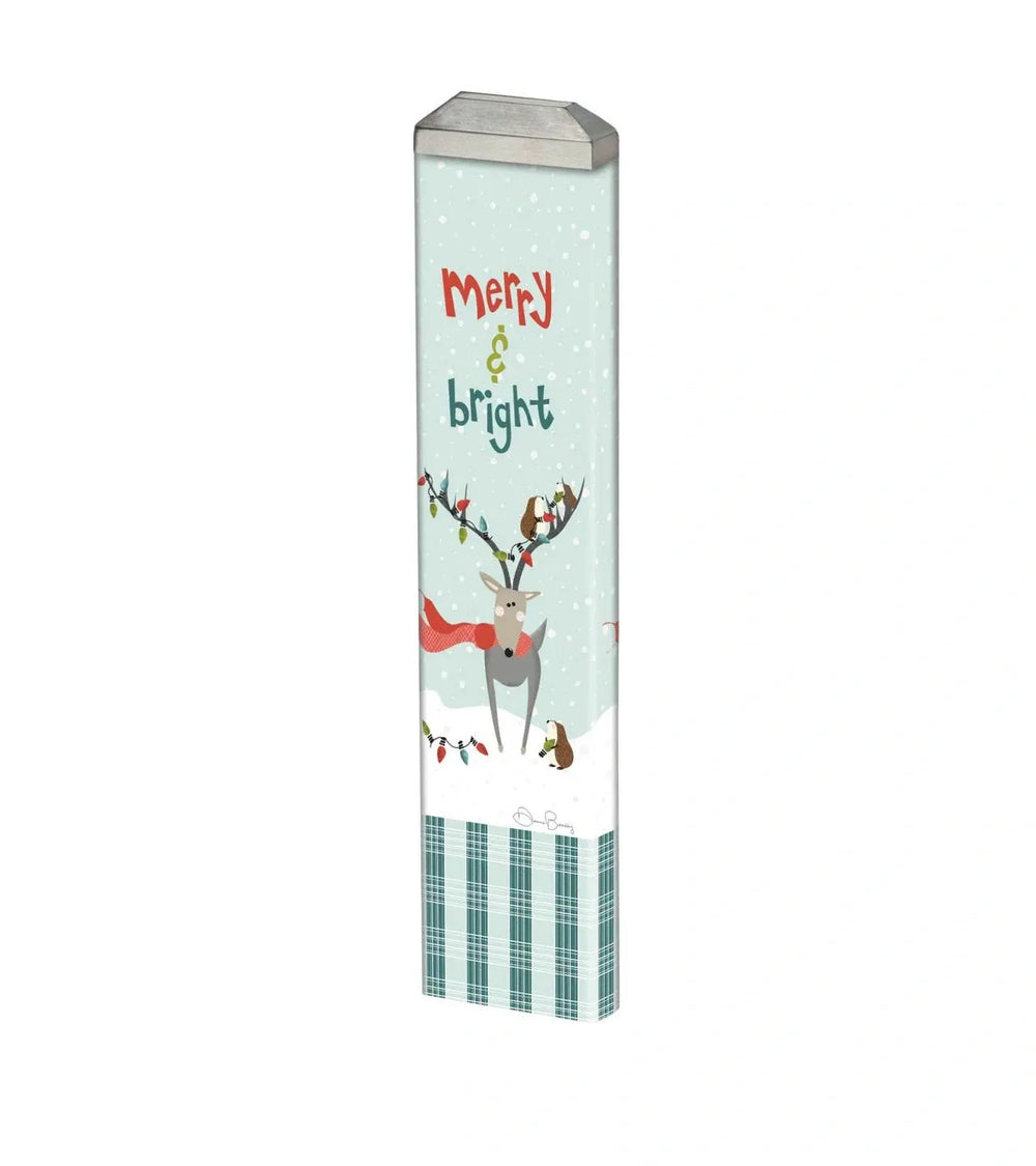 Demdaco Art Pole Merry & Bright Lights 13" Mini Art Pole