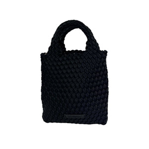 AhDorned Mia Woven Satin Phone Bag with Resin Chain