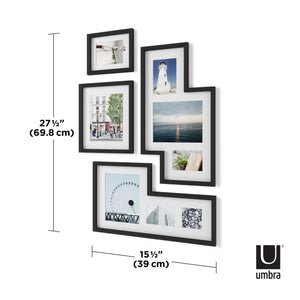 umbra Home Decor - Indoor - Furniture Lighting Mirrors Wall Art Mingle Gallery Frames, Set of 4