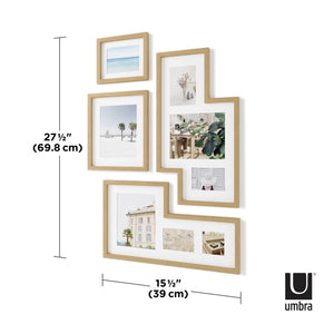 umbra Home Decor - Indoor - Furniture Lighting Mirrors Wall Art Mingle Gallery Frames, Set of 4