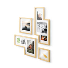 Load image into Gallery viewer, umbra Home Decor - Indoor - Furniture Lighting Mirrors Wall Art Natural Mingle Gallery Frames, Set of 4
