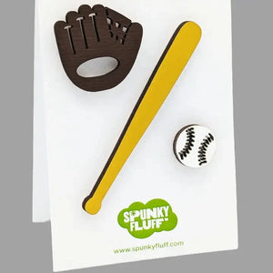 Spunky Fluff Spunky Fluff - Shaped Magnet Mini Baseball Magnets