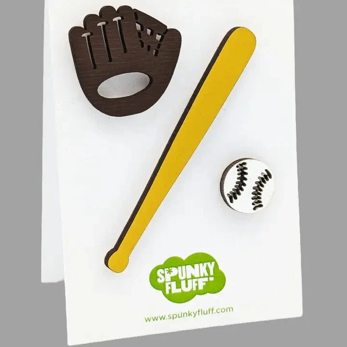 Spunky Fluff Spunky Fluff - Shaped Magnet Mini Baseball Magnets