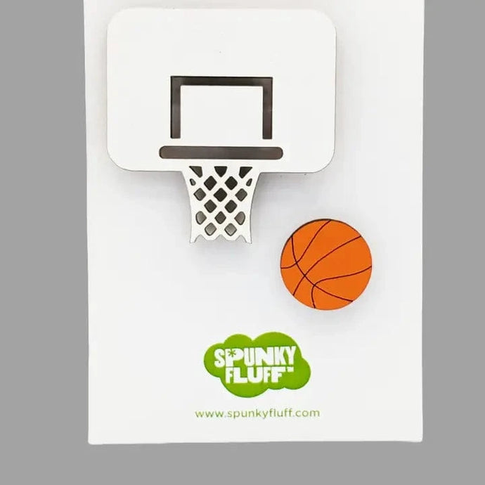 Spunky Fluff Spunky Fluff - Shaped Magnet Mini Basketball Magnets