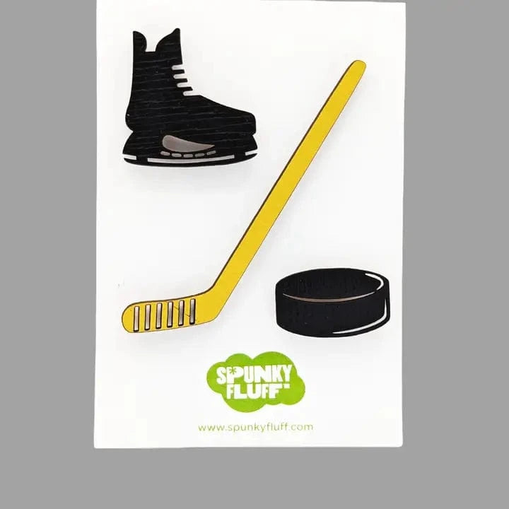 Spunky Fluff Spunky Fluff - Shaped Magnet Mini Hockey Magnets