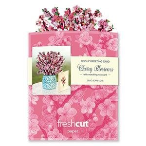 FreshCut Paper LLC Greeting & Note Cards Mini Japanese Cherry Blossom Pop-Up Card Flower Bouquet