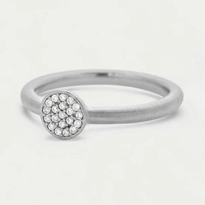 Dean Davidson Jewelry Silver Mini Petite Pave Ring