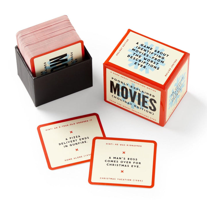 Hachette Book Group USA Game Mini Poorly Explained Movies Game – Holiday Edition