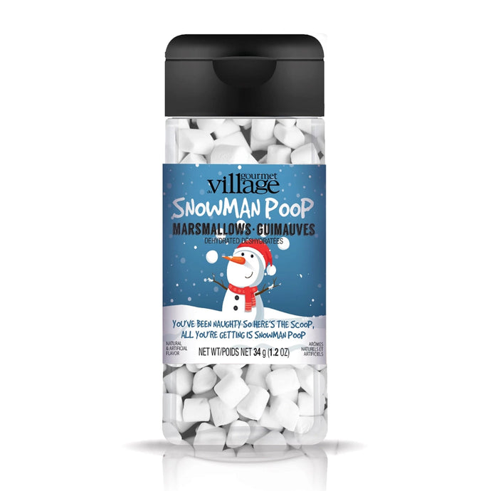 Gourmet Du Village Baking Mixes Mini Snowman Marshmallow Poop Topping