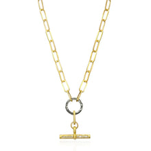 Load image into Gallery viewer, TAT2 Designs Jewelry - Necklaces Mixed Metal Belle Pave Toggle Necklace
