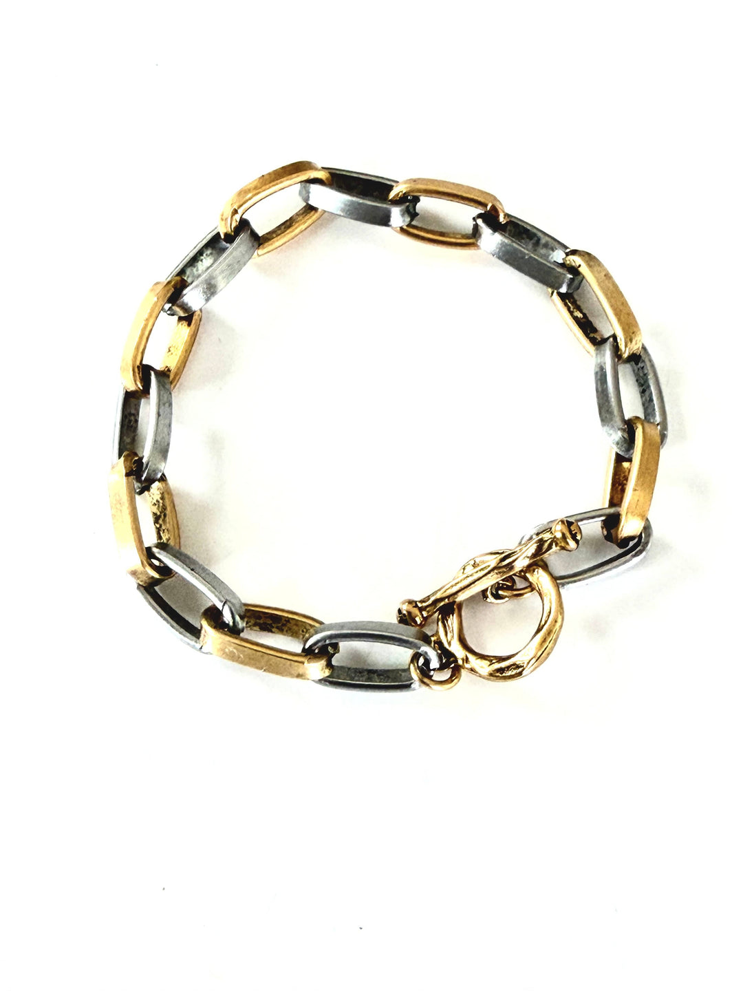 CV Designs Jewelry - Bracelets Mixed Metal Chain Links Bracelet
