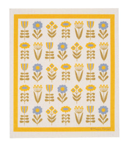 Cose Nuove Home Decor - Linens MK Spring Fling Yellow Swedish Dishcloth