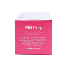 Load image into Gallery viewer, Chive Candle Modern Fling 8oz Candle, W Wild Thing Candle
