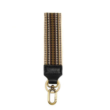 Load image into Gallery viewer, Joy Susan RTW - Accessories Mustard/Black Multi Woven Wristlet Key Chain
