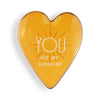 Demdaco Ceramics My Sunshine Art Heart Trinket Dish