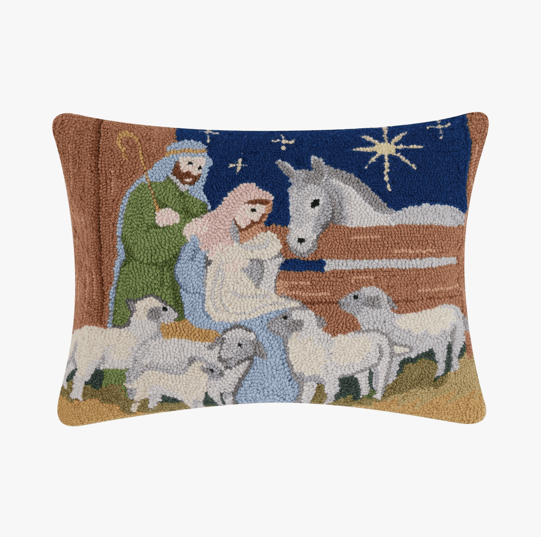 Peking Handicraft Nativity Hook Pillow
