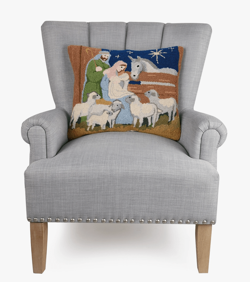 Peking Handicraft Nativity Hook Pillow