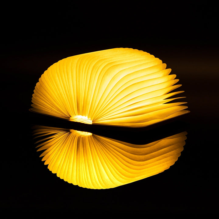 Gingko Designs Home Decor - Indoor - Clocks Natural Wood Smart Book Light
