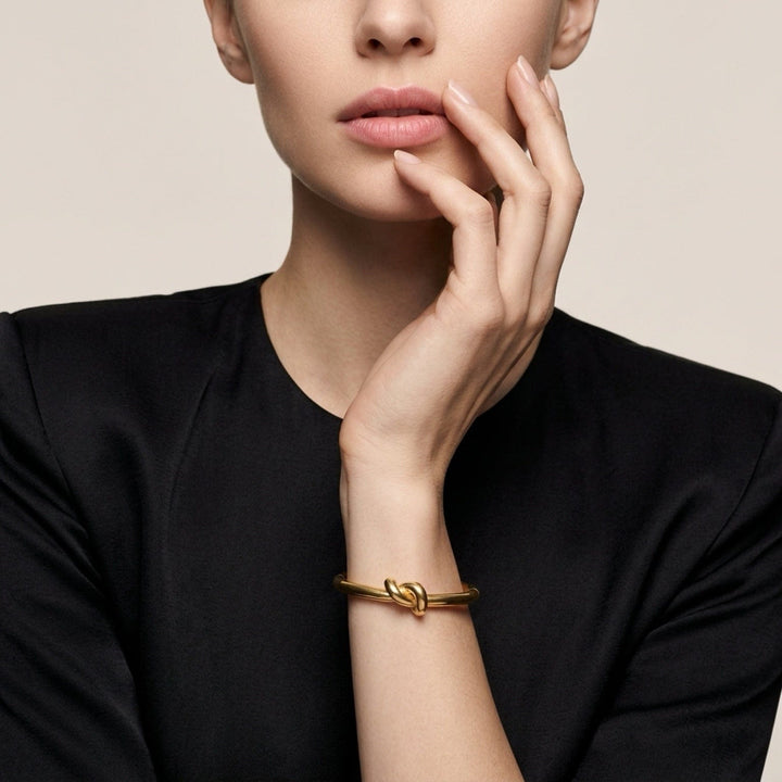 TAT2 Designs Jewelry - Bracelets Noa Knot Bangle Bracelet