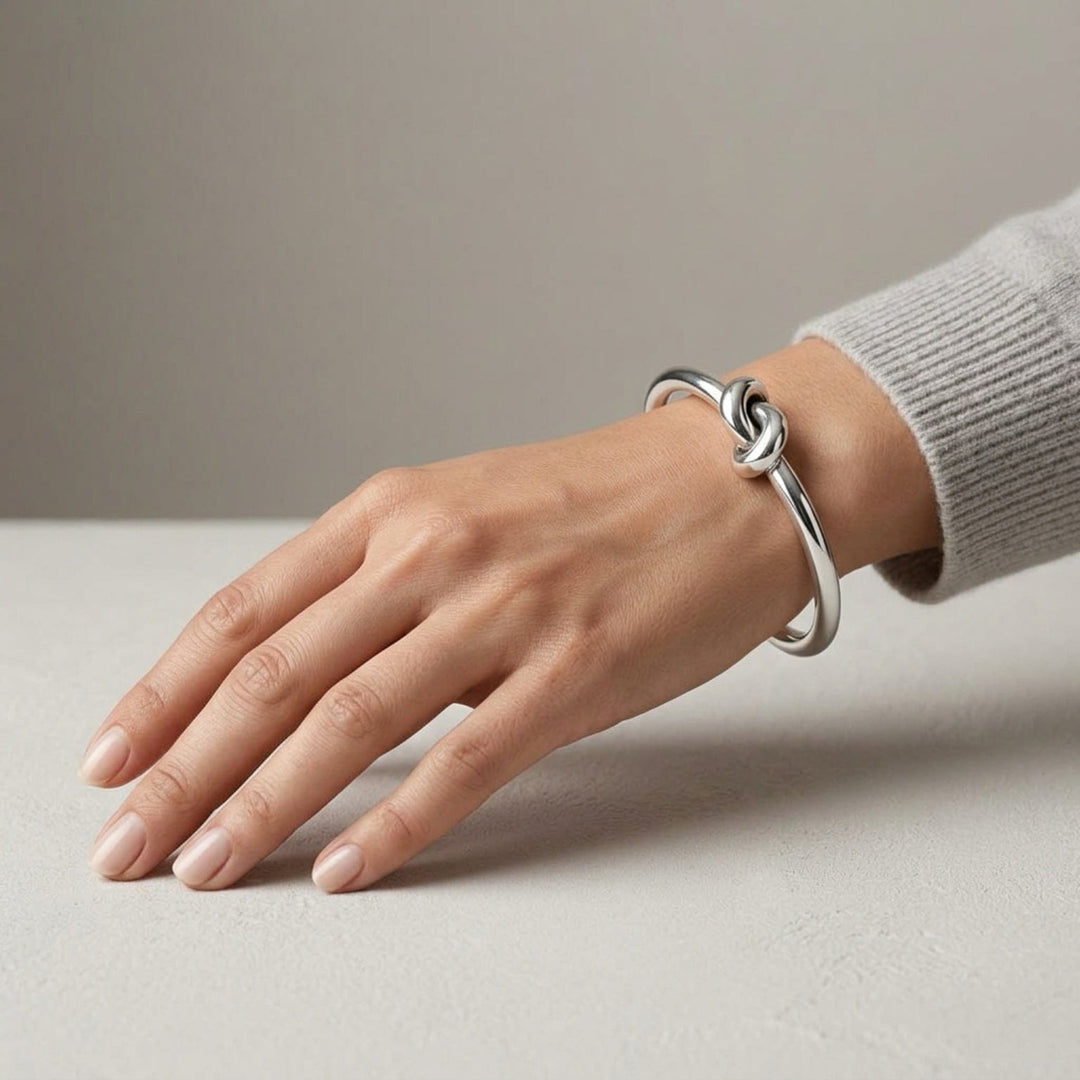 TAT2 Designs Jewelry - Bracelets Noa Knot Bangle Bracelet