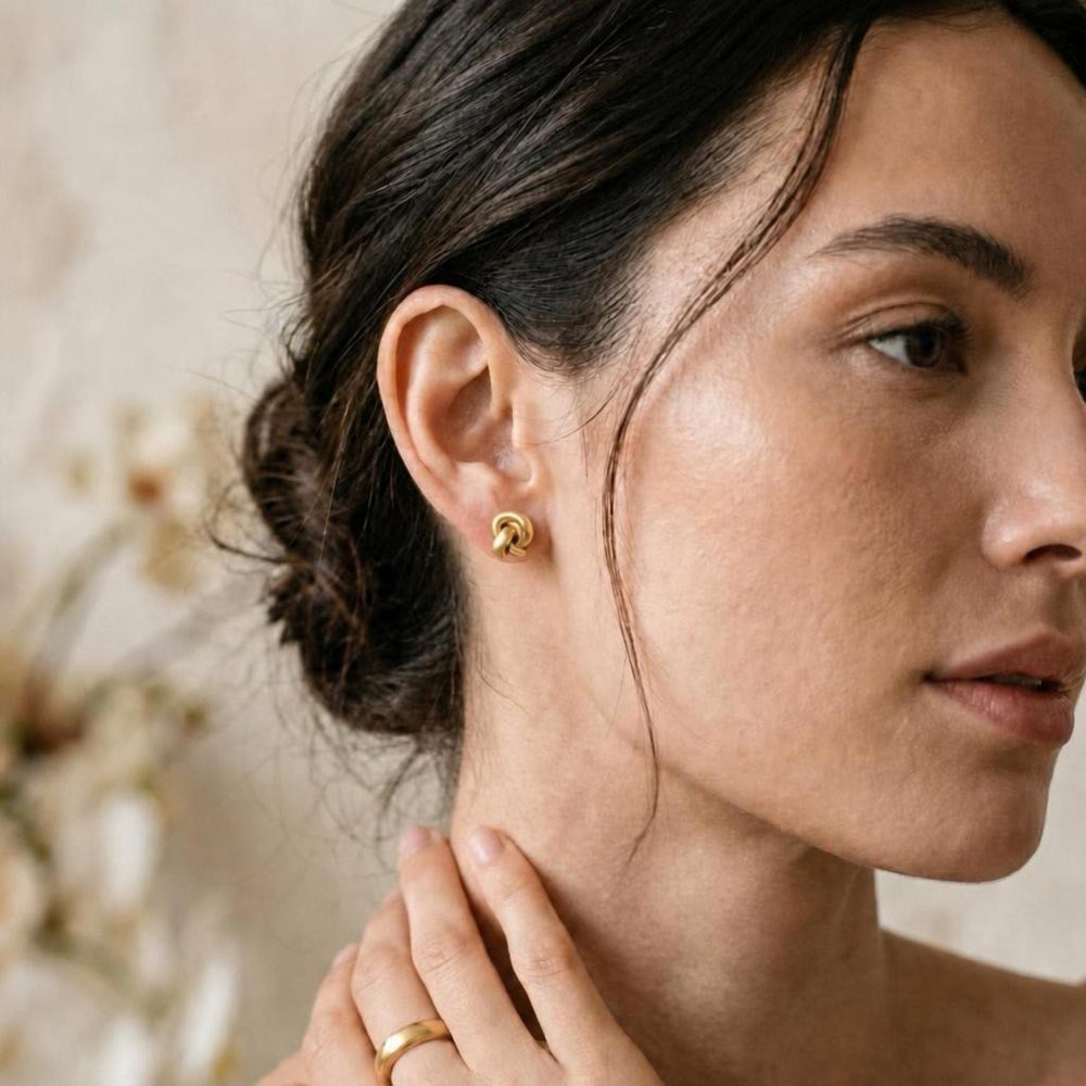 TAT2 Designs Jewelry - Earrings Noa Knot Stud Earrings