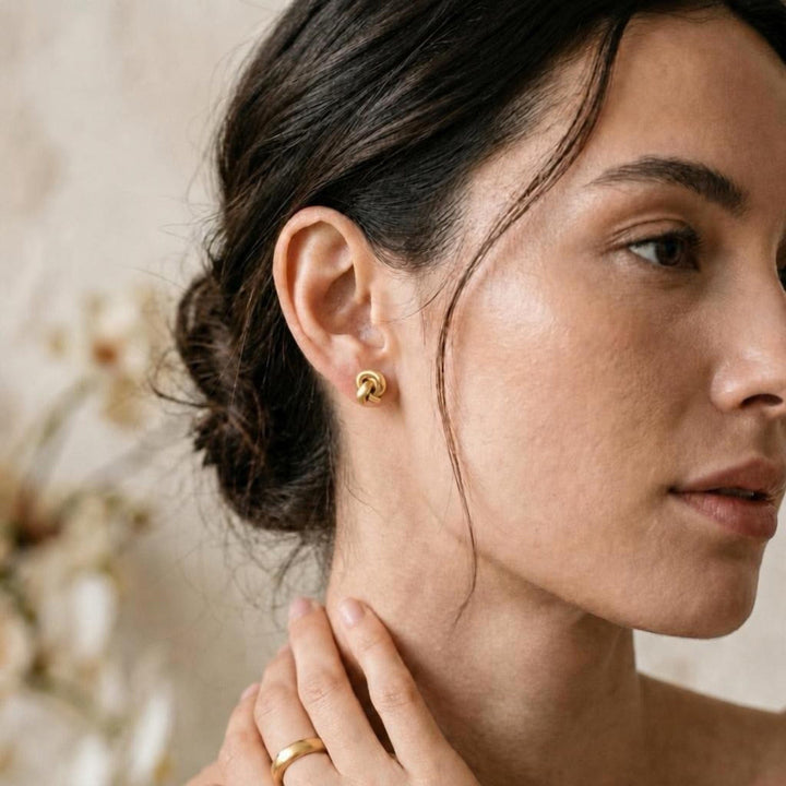 TAT2 Designs Jewelry - Earrings Noa Knot Stud Earrings