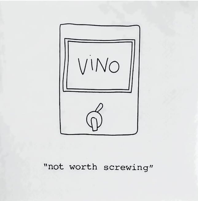 Cork Pops Cocktail Napkins "Not Worth Screwing" Cocktail Napkins | Pack of 20 | Cork Pops