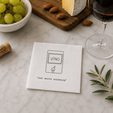 Load image into Gallery viewer, Cork Pops Cocktail Napkins "Not Worth Screwing" Cocktail Napkins | Pack of 20 | Cork Pops
