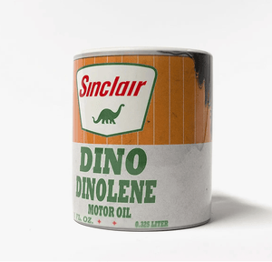 Sticks and Steel Sinclair Dino Oil Oil Can Mugs