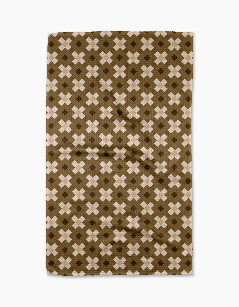 Geometry Home Decor - Linens - Geometry Kitchen Olive Geo Tea Towel