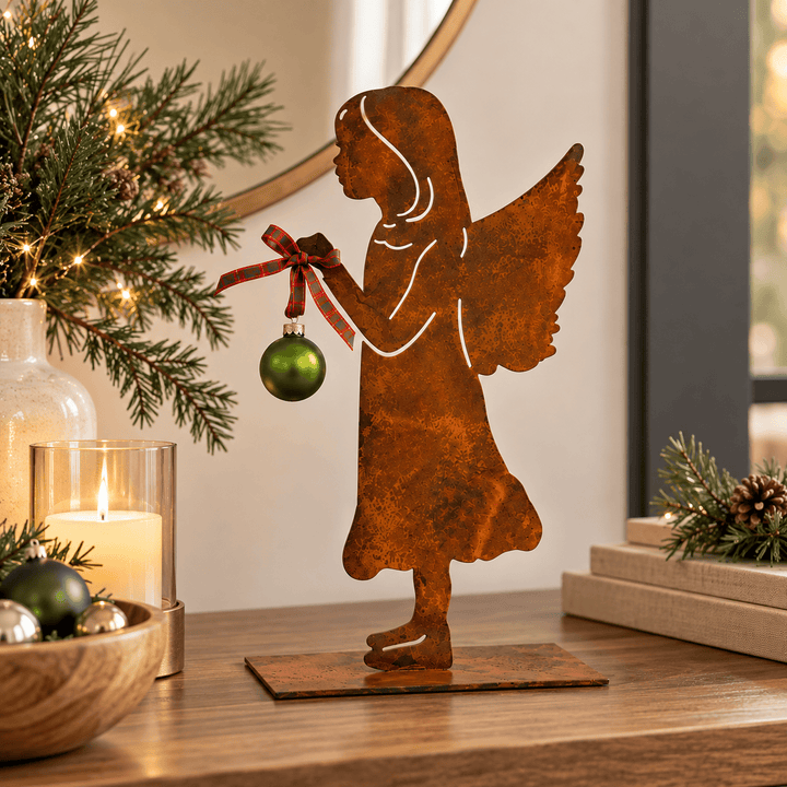 Prairie Dance Christmas Decor Olivia Angel Metal Christmas Decor