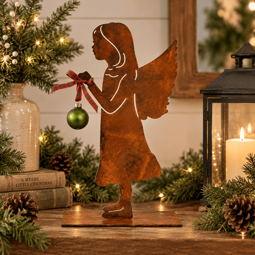 Prairie Dance Christmas Decor Olivia Angel Metal Christmas Decor