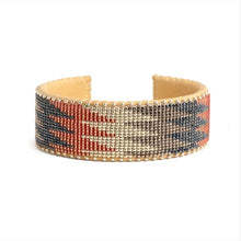 Load image into Gallery viewer, Etkie Jewelry - Bracelets Olivia Beaded Glass Cuff -Large

