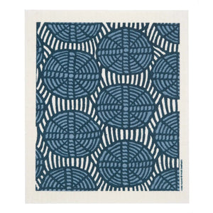 Cose Nuove Home Decor - Linens Oval Weave Blue Swedish Dishcloth