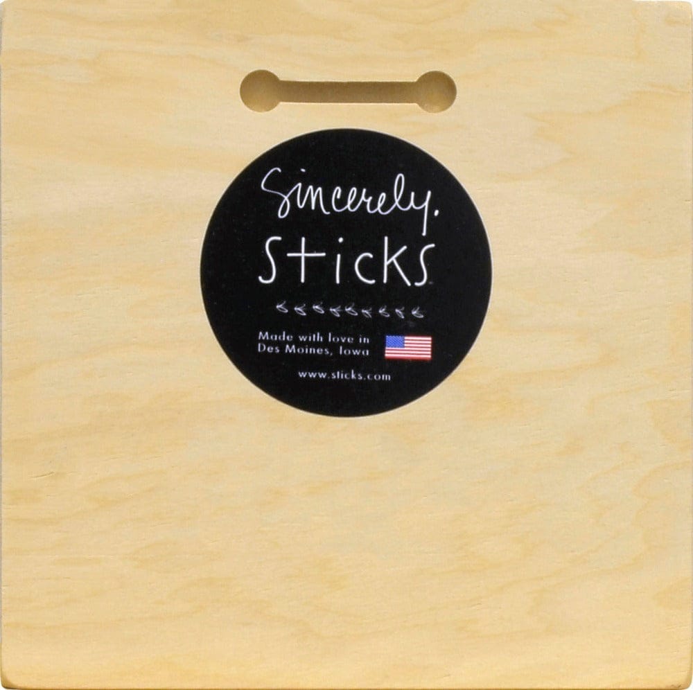 Sincerely Sticks Wall Art Packmates 6" x 6" Plaque