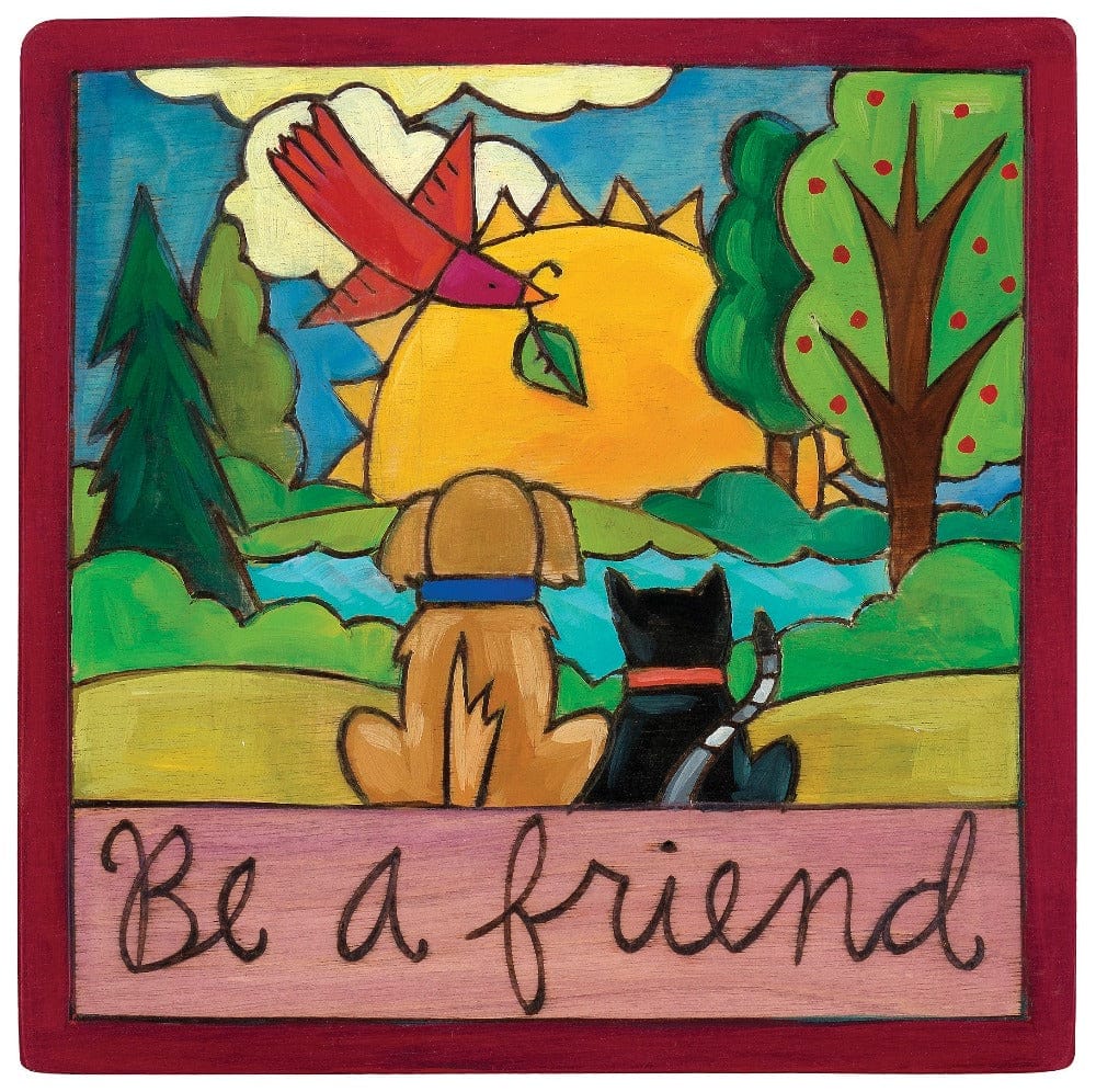 Sincerely Sticks Wall Art Packmates 6" x 6" Plaque