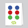 Spunky Fluff Proudly handmade in South Dakota, USA Everyday Brights Painted Dot Magnets, Small Variety Pack